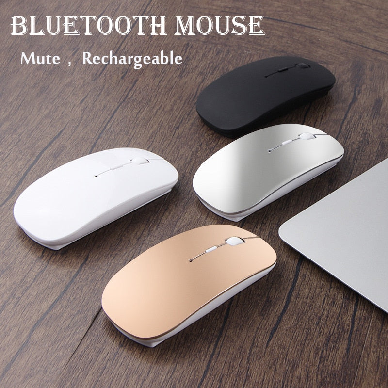 Bluetooth Mouse For Apple Macbook air For Xiaomi Macbook Pro Rechargeable Mice For Huawei Matebook Laptop Notebook Computer