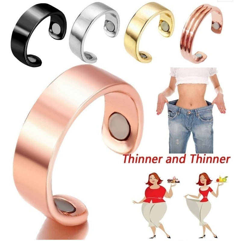 Slimming Health Magnetic Ring for Women Keep Slim Fitness Acupoints Weight Loss Keep Fit Slimming Ring Fat Burning Lazy Paste